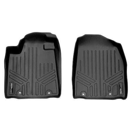 Smartliner Custom Fit 1st Row Floor Mats Liner Set for 2013-2015 Lexus RX350, Black SA0117